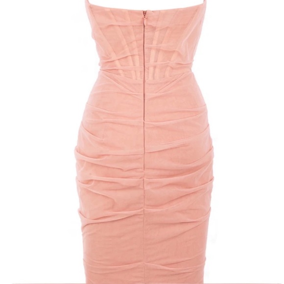 ~Pristine Prominence:Pink Corset Pencil Dress~ - Picture 14 of 17